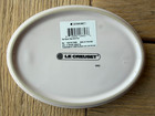 Le Creuset Stoneware Oval Spoon Rest Shell Pink New