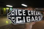 Rare Art Deco Ice Cream Cigar Store Dealer Porcelain Metal Sign Tobacoo Dairy
