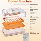 56 Egg Incubator With Automatic Egg Turning Egg Hatching Temp   Humidity Control