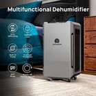Argendon 120 Pints Dehumidifier Digital Humidity Control Basement Industrial
