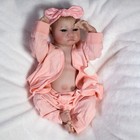18  Waterproof Lifelike Newborn Baby Girl Reborn Dolls Full Body Vinyl Silicone