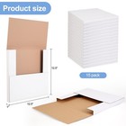 Vinyl Record Mailers 15 Pack 12 5x12 5x1  Lp Shipping Boxes With Foam   Stickers