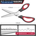 Pinking Shears  9  Zig Zag Scissors For Fabric   professional Handheld Dressmaking