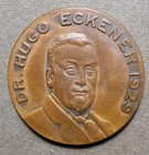 Germany  Dr  Hugo Eckener  1929  bust    Z127 First Round The World Flight  zep