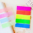 100pcs Fluorescence Sticky Notes Memo Flags Bookmark Sticker Colorful