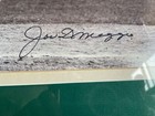 Joe Dimaggio Large Signed  numbered Photo Framed   Matted  scoreboard Coa  23x27