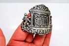 Rare 925 Sterling Silver Torah Shield Judaica - Symbolic Motifs