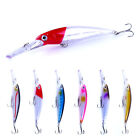 6pcs Lot Crankbait 17cm 30g Big Minnow Fishing Lure Hooks Tackle Fish Bait Trout