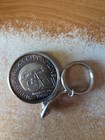 1986 Chicago Bears Super Bowl Xx One Troy Once Silver Coin Key Ring