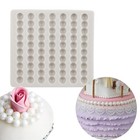 Pearl Borders Silicone Molds Pearl Fondant Mold Round Pearl Chain Mold Style A