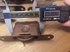 Antique Vintage Window Sash Weight Pulley Roller Metal Reclaimed 4 5x1x2