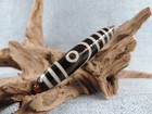 Antique 2 Eyes Tibetan Old Agate Dzi Bead Pendant Bracelet Gzi Bead B