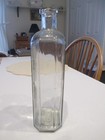 Vintage Glass Bottle In Good Condition - Clear - Unmarked