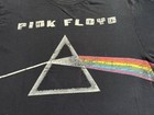 Pink Floyd Dark Side Of The Moon 2011 T-shirt Sz L Black Distressed Safety Pin