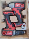 Milwaukee M18 Drill   Impact Kit 18v New Open Box 2656-20 2606-20 W  Battery Cha
