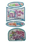 Girl Scout Patches  2006-2007 Cookie Sales - Join The Fun  - Abc - Set Of 4