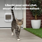 Microchip Cat Door  Interior exterior  Multi-pet  4-way Lock