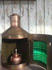 Port   Starboard Lanterns  Nautical Oil Lamps  Antique Brass Finish  Ship Lights