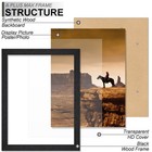 12x17 Picture Frame  Black Engineered Wood Frame For 12 X 17 Inch Picture Pos   