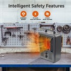 Comfort Zone Milkhouse Style Electric Portable Utility Heater With 3-prong Plug