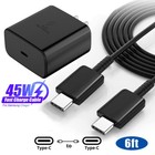 45w Super Fast Wall Charger 6ft Usb C Cable For Samsung Galaxy S23 S22 S21 S20