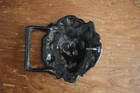 Accurate Lion Head Belt Buckle 60 s Heavy Metal Vintage