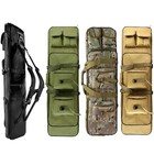Double Rifle Case 45 In Tactical Gun Bag Large Capacity Hunting Storage Backpack