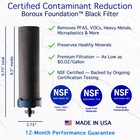 Crown Berkey 6 Gal Gravity Water Filter W  2 Boroux Foundation Black Filters