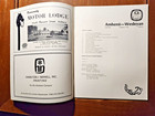 1973 Amherst College Vs Wesleyan University Football Program October 27