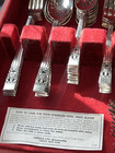 Vtg 1930s Oneida Community Coronation 71-pc Stainless Flatware Set -original Box