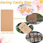 Ovsor 350pcs Earring Display Cards 3 5 