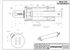 Hydraulic Cylinder Welded Double Acting 4  Bore 24  For Log Splitter 4x24 New