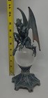 11  Franklin Mint Gargoyle Crystal Ball Guardian Of Destiny Gary Persello  b3-cl