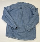 Vintage 90s Cabela   s Denim Western Button-up Size L - Rare Made In Macau
