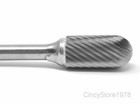 Sc5s Cylindrical Radius 1 2  Carbide Burr Bur Tool Die Grinder Bit 1 4  Shank