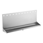 Regency 36 X 6 X 14 Stainless 12 Faucet Wall Mount Beer Drip Tray 600bdw361412