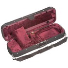     New Bobelock 1002 Suspended Oblong 4 4 Violin Case With Wine Velour Interior    