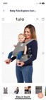 Herringbone Tula Baby Carrier Infant To Toddler Linen Ash New In Box