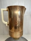 Vintage Art Deco Copper   Chrome Bakelite Water Spartapitcher By Chase Co   