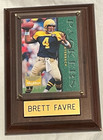 Vintage Sports Plaques  brett Favre   no Box  Skybox 4  X 6  Plaque