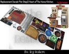 Toy Restore Replacement Stickers Fits Step2 Heart Of The Home Play Kitchen