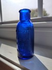 Vintage Cobalt Blue Bromo-seltzer Bottle Emerson Drug Company 1800s