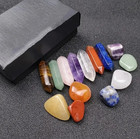 14pcs Colorful Quartz Crystal Chakra Healing Stone Set Meditation Decor - New