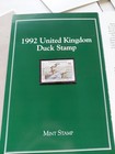 United Kingdom 1991 Mnh Duck Stamp With Folder