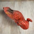 Buffalo Gasoline Cast Iron Coin Bank     Antique Painted Finish