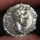 Emperor Commodus Apollo Denarius 190ad Ancient Roman Empire Silver Coin Rome