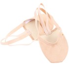  1 Pair Of Toe Wrapped Protector Ballet Dancers Forefoot Toe Pads Half Socks