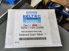 Keltec Technolab Sdv-115v-25an 1 2  1 4  Solenoid Drain Valve Air Compressor