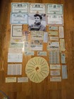 Rare 1861 Obsolete Currency lot Of 50  Items Stocks  Bank Coupons Retails  299