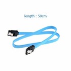 5 X Sata 3 0 Sataiii 6gb s Data Cable Wire 18  For Hdd Hard Drive Ssd Blue